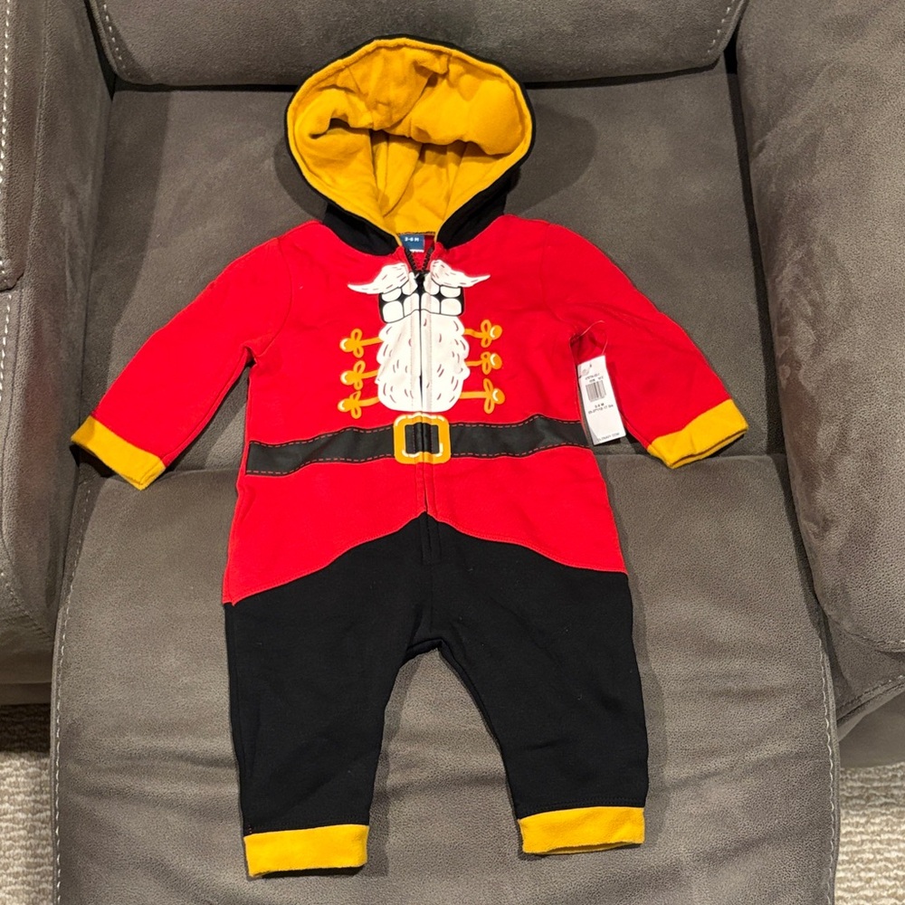 Old Navy Red and Black Nutcracker Kids Onesie